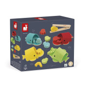 Montessori hračka na třídění Velryby Janod