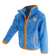 Mikina chlapecká chlupatá se stojáčkem modrá Pidilidi