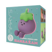 LED silikonová noční lampička - lilek Mary's