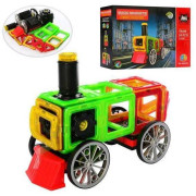 Magnetická stavebnice 24 ks vlak