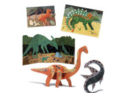 Djeco Luxusní výtvarný set Dinosauři