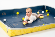Hrací podložka pěnová s míčky Blue Yellow Taf Toys