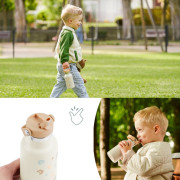 Termoska s pítkem 350 ml Little Explorer Ivory Babymoov