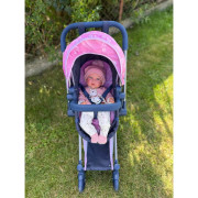 Skládací kočárek pro panenky 3 v 1 s taškou Magic Bubble 2024 - 73 cm DeCuevas