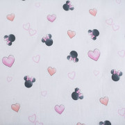 Povlečení do postýlky Minnie Blush Pink 100 x 135, 40 x 60 cm Jerry Fabrics