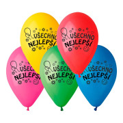 Balónky Narozeninové 26 cm - Vše nejlepší 10 ks