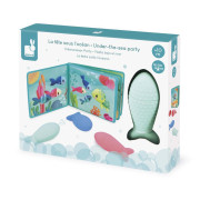 Měkká obrázková knížka do vody Mořský svět Janod