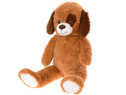 Pes plyšový 80 cm tmavě hnědý Plush Friends
