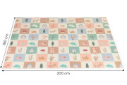 Skládací hrací podložka Teddy a Elefant 200x180 cm