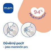 Dudlík Air silikon 0 m+ MAM