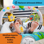 Lehátko hudební vibrační se světly Kick to It Neptune do 9 kg Baby Einstein