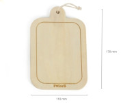 Dřevěné krájení pečiva