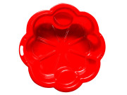 Pískoviště květina červené 107 x 107 cm