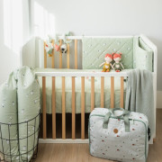 2-dílný bavlněný set do postýlky 0 m+ bonjourbébé