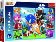 Puzzle Seznamte se se Sonicem/Sonic the Hedgehog 100 dílků 41x27,5cm