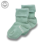 Dětské ponožky Stay-on-Socks 2 páry Pale Green KipKep