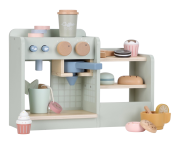 Kávovar dřevěný velký s příslušenstvím Coffee House Little Dutch