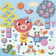 Geometrické samolepky My arts & crafts Janod 