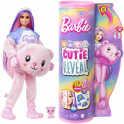Barbie Cutie Reveal Barbie pastelová edice - medvěd