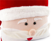 Vánoční plyšový povlak na polštář 43x43 cm 