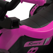 Dětské odrážedlo Baby Mix Mega Prime EVA s vodící tyčí 