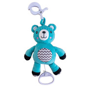 Natahovací hrací strojek plyš 30 cm závěs na postýlku/kočárek Babyted