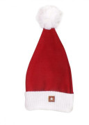 Vánoční pletená čepice Baby Santa Z&Z, červená