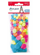 Bambulky neonové 78 ks