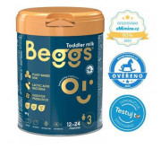 Beggs 3 batolecí mléko, box + pexeso 2,4 kg (3x800 g)
