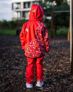 Softshellové kalhoty dětské Berušky červené Wamu