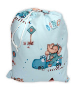 Bavlněný pytlík na přezůvky 40×32 cm 