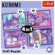 Puzzle 4v1 Den s Kuromi Trefl