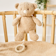 Hračka plyšová hudební Teddy medvídek Nattou 24 cm, 0 m+