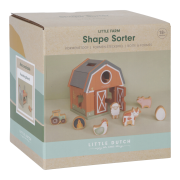 Domek s vkládacími tvary dřevěný Farma Little Dutch