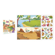 Kreativní sada My arts&crafts Přelepovatelné samolepky Dinosauři Janod