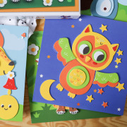 Pěnové obrázky Lesní zvířátka 3+