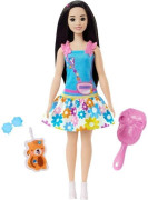 Moje první Barbie panenka - černovláska s liškou