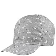 Dívčí kšiltovka Motýlci RDX Šedá