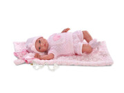Panenka - New born Llorens 36 cm holčička látkové tělo