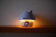 Zvlhčovač vzduchu a LED lampička 2 v 1 - houbička, Mary's modrý