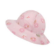 Dívčí klobouk mušelín Flower - růžová Esito