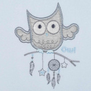 Kojenecké dupačky New Baby Owl Modré