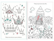 Kouzelné království - 1400 diamantů k nalepení, omalovánky