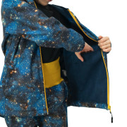 Dětská softshellová bunda Duo Galaxie - modrá ESITO 