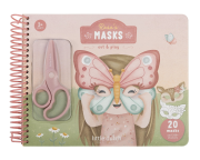 Kniha s vystřihovacími maskami Rosa Little Dutch