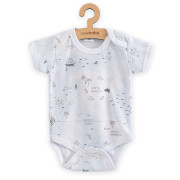 Kojenecké body s krátkým rukávem ocean New Baby For Babies