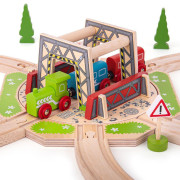 Velká průmyslová točna Bigjigs Rail
