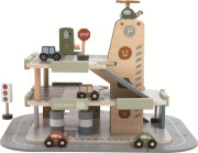 Dřevěná garáž s cestou 2Kids Toys