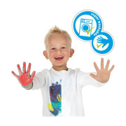 Prstové barvy pastelové - malé kalíšky 6 x 45 ml