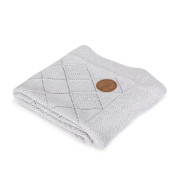 Pletená deka v dárkovém balíčku 90 x 90 cm Rýžový vzor Ceba